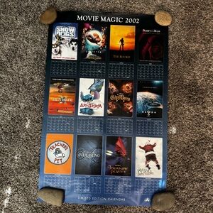 “Movie Magic” 2002 Limited Edition Calendar Movie Poster